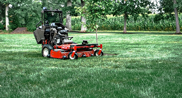 autonomous robot lawnmover, manufactered by Electric Sheep orobotcs